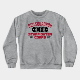 Red Squadron Crewneck Sweatshirt